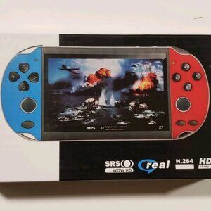 Console, X7 4.3 Inch Video Game Console Handheld Game Players Double Rocker 8GB